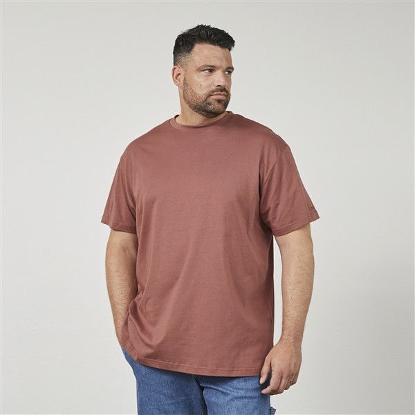 North Latitude T-shirt rugprint 'Dreams come true', cognac