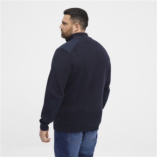 North Latitude Vest gebreid met rits, night sky