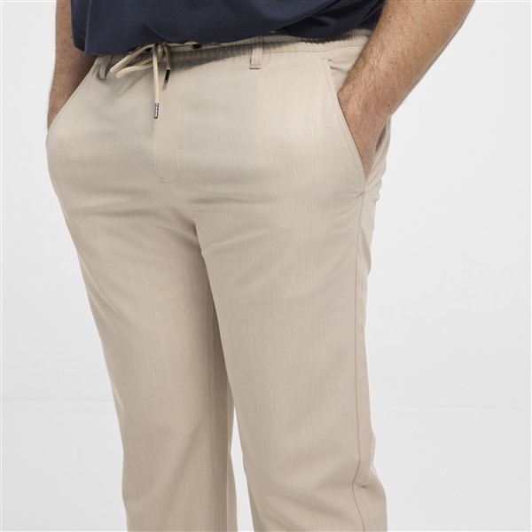 North Pantalon Jogging style m. elast. boord, sand