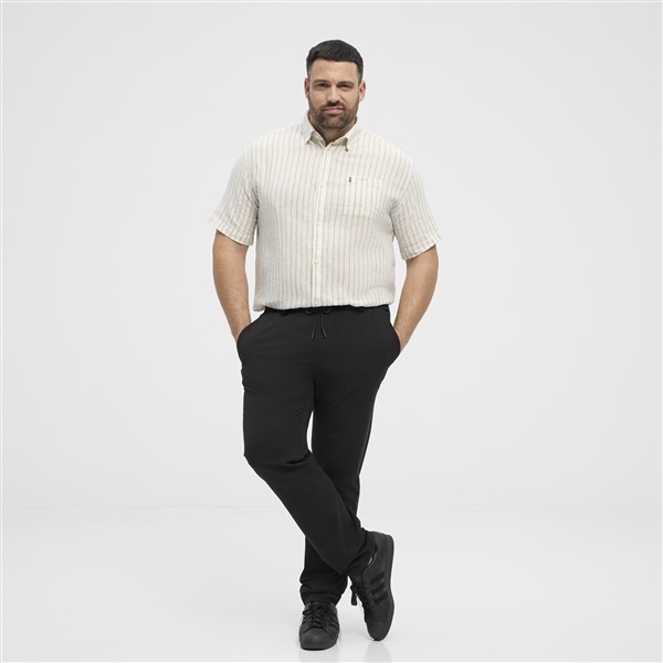 North Pantalon Jogging style m. elast. boord, zwart