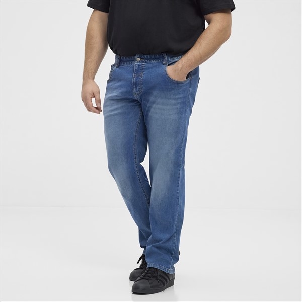 North Ringo jeans m. stretch L34, light blue wash