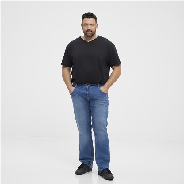 North Ringo jeans m. stretch L34, light blue wash