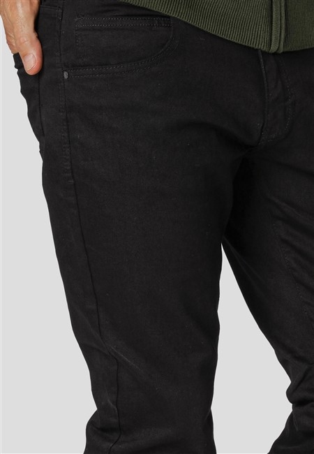 Pre End Jeans m. stretch Robbie L32, black wash