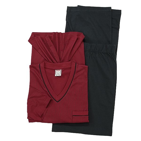 Pyjama GUSTAV, bordeaux rood