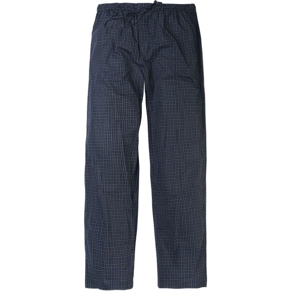 Pyjama set jasje met lange broek, donker geruit