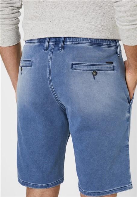 Redpoint Bermuda m. elast. boord, stretch medium denim