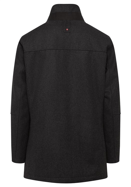 Redpoint Wintermantel m. wol GILL, zwart