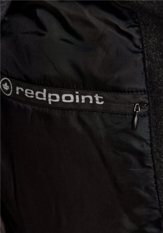 Redpoint Wintermantel m. wol GILL, zwart