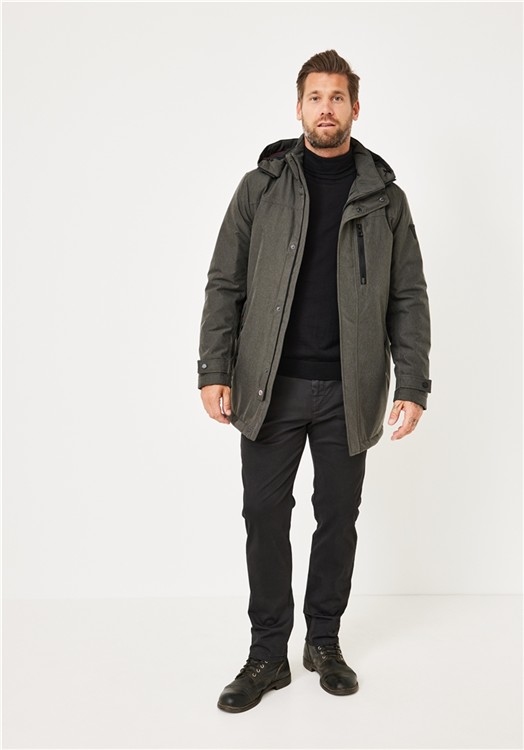 Redpoint Winterparka met capuchon FOSTER, mudgreen