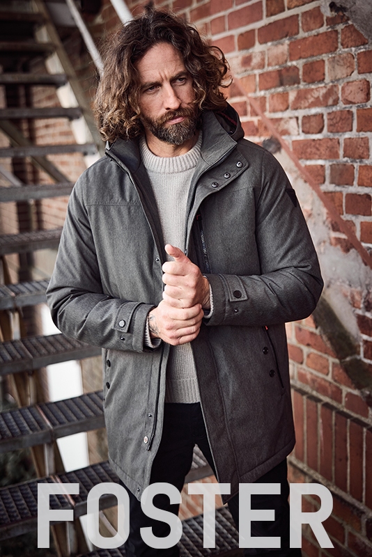 Redpoint Winterparka met capuchon FOSTER, mudgreen