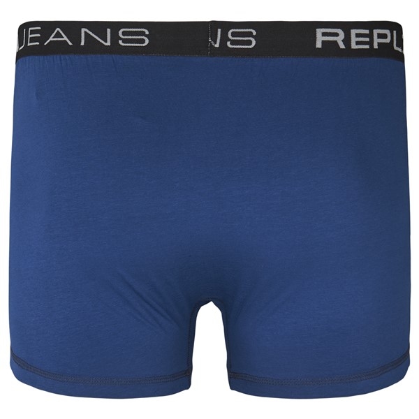 Replika boxershort m. stretch True Denim, indigo blue