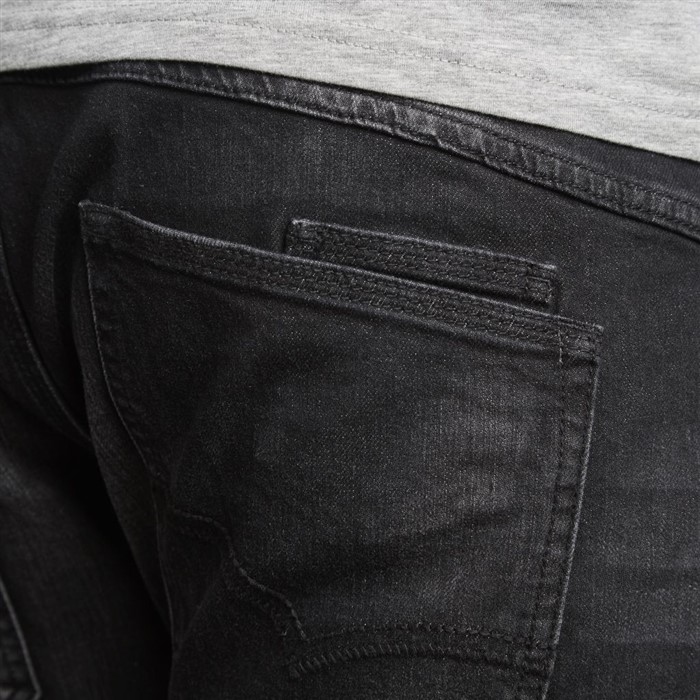 Replika jeans m. stretch RINGO L34, black used wash