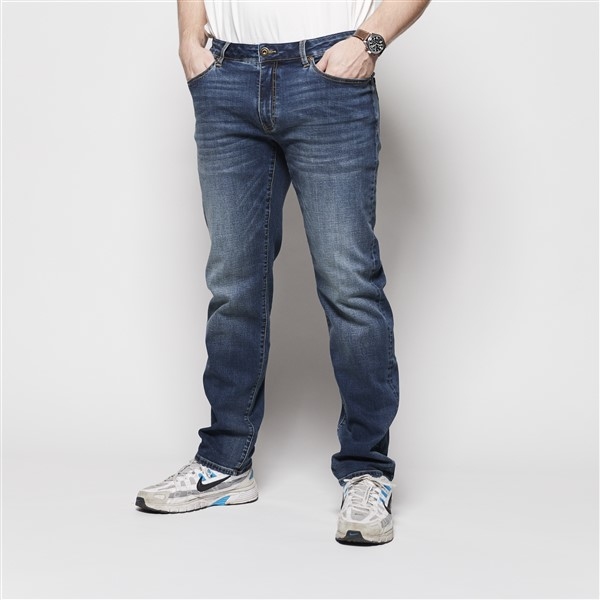 Replika Jeans Mick jeans m. superstretch L34, blue wash