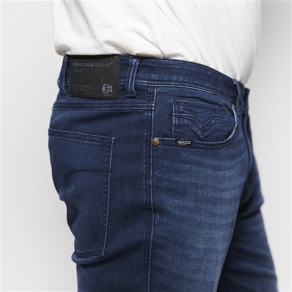 Replika Jeans Ringo jeans m. superstretch L32, blue wash