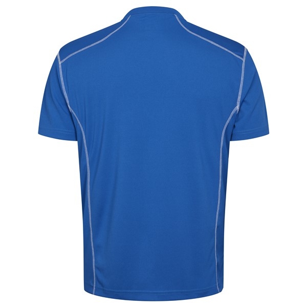 Sportshirt, effen cobalt blauw