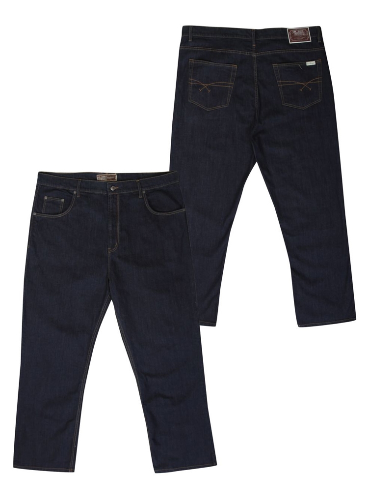 Stretch denim jeans Mistral m. hoge taille, denim blue