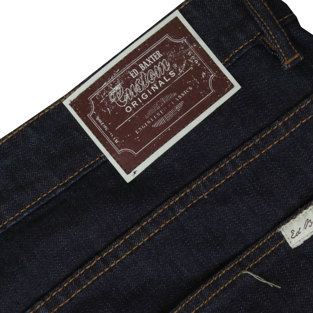 Stretch denim jeans Mistral m. hoge taille, denim blue