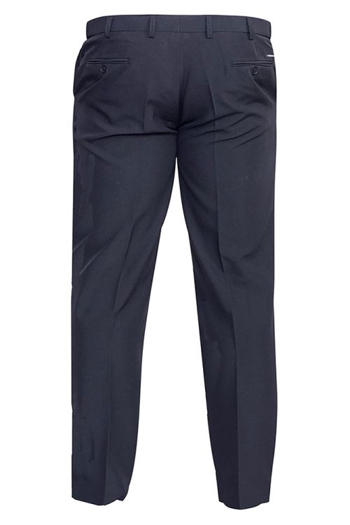 Terlenka broek m. rekbare taille, navy blauw (Nieuw)