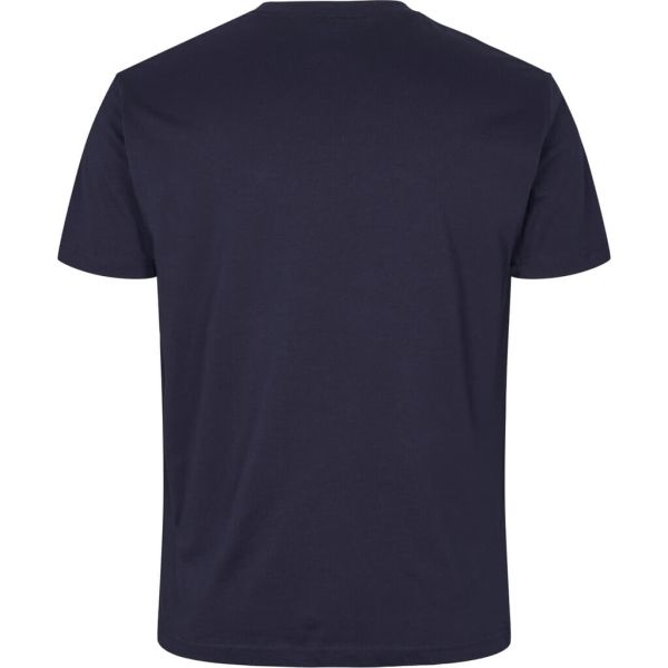 US T-shirts 2-pack, effen navy blauw (2 stuks)