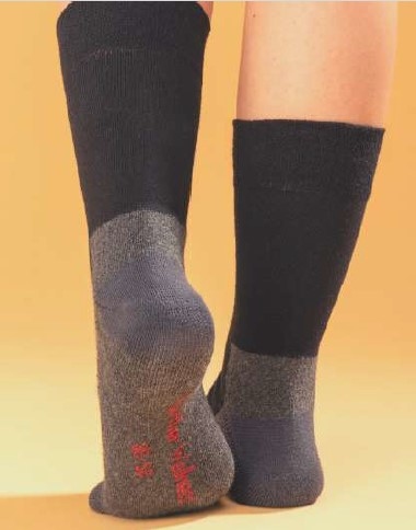 Wellness Diabetes sokken set van 2, antraciet