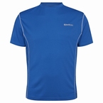 Sportshirt, effen cobalt blauw