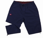 Afritsbare 2-in-1 Cargo korte broek, navy