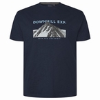 North 56°4 T-shirt print Downhill Exp., navy blue