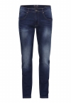 Pre End Jeans m. stretch Robbie L34, dark blue wash