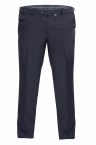 Terlenka broek m. rekbare taille, navy blauw