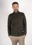 Pre End Sweat cardigan m. rits, donkergroen