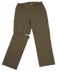 Afritsbare 2-in-1 Outdoor Cargo broek, khaki