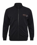 North Latitude vest m. ritszakken + print, zwart