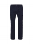 North Cargo broek m. stretch+elast. boord, navy