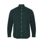 North Latitude Corduroy overhemd lange mouw, d.green