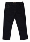 Stretch denim jeans Mistral m. hoge taille, zwart