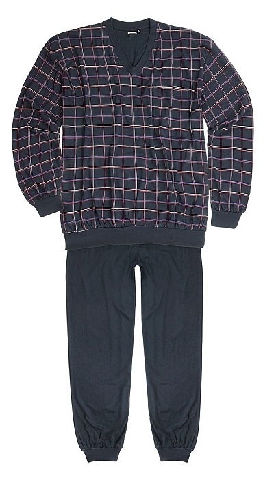 Grijze badstof heren pyjama Comte | Bestel eenvoudig online | Gratis Grijze badstof heren pyjama Comte | Bestel eenvoudig online | Gratis