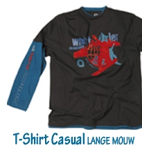 T-shirt Casual Lange mouw